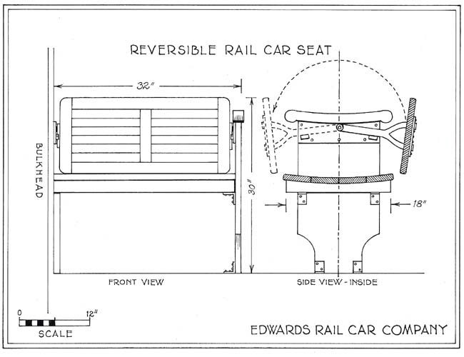 Wooden Slatted Reversible Seat Image