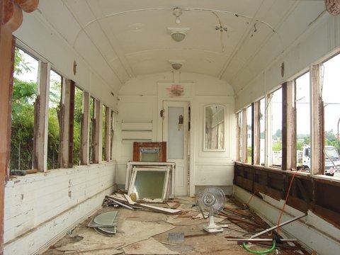 Stripping the interior 1